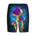thumbnail image 4 of Rocae Magic Mushrooms ,Fireflies for Men's Soft Sleep Pajama Shorts, Waistband and Pockets, 4 of 9