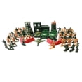 thumbnail image 2 of Vehículos militares, , modelos de juguetes, juego interactivo, tanques, juguetes de plástico simulados, regalos educativos para cumpleaños, regalos para padres e hijos. 60 piezas, 2 of 4
