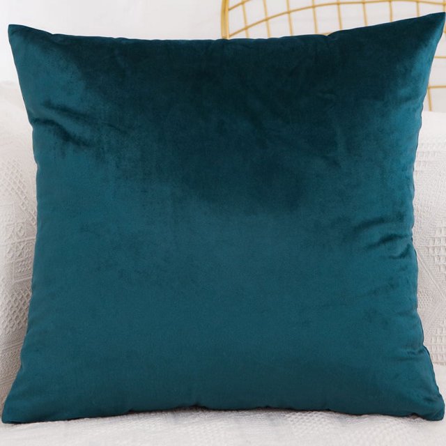 Funda de cojín decorativa de terciopelo Cterwk, cuadrada, suave, 60 x 60 cm
