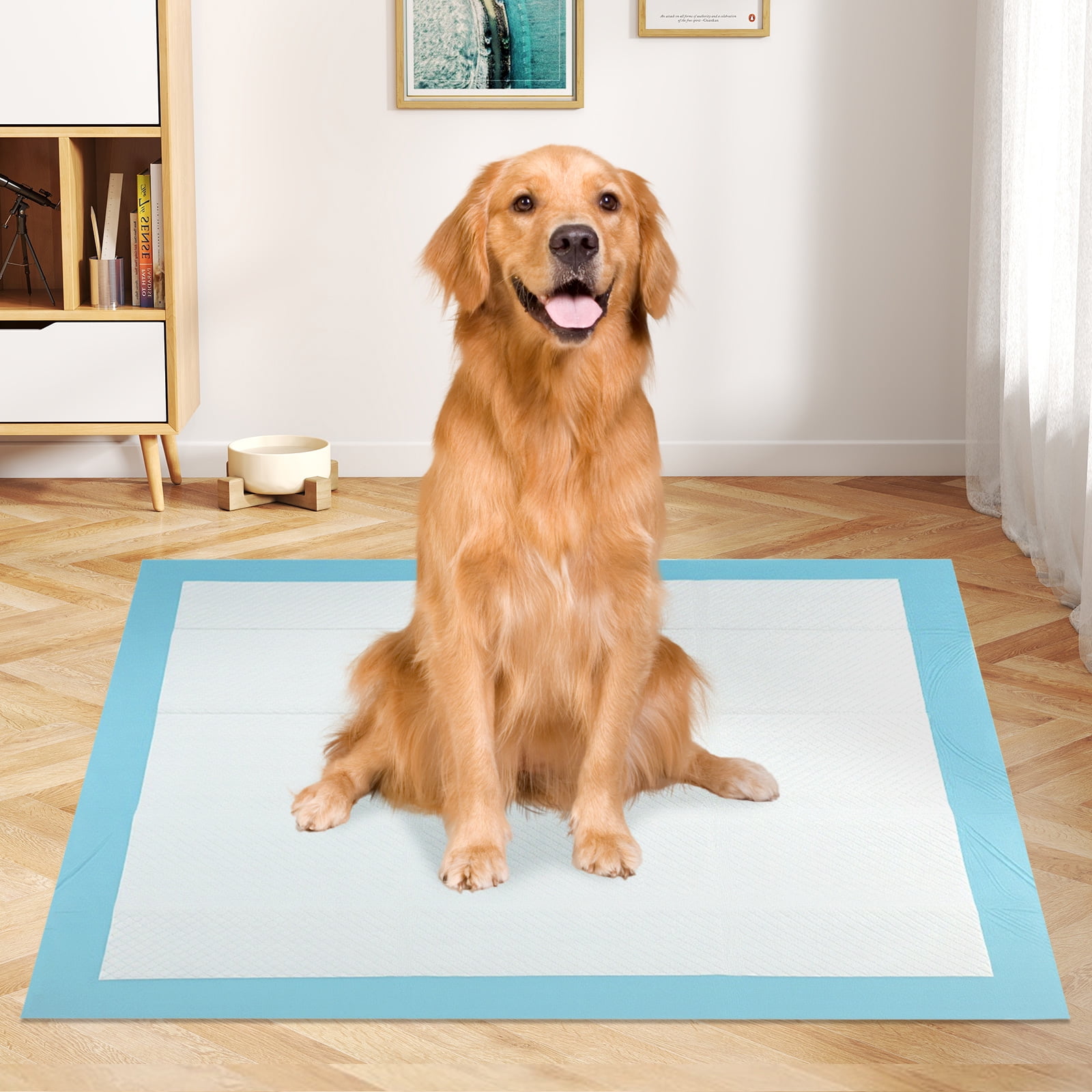 Gymax 36''x 36''(200 Counts) Dog Potty Training Pads Puppy Pee Pads w/ Quick-Drying