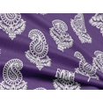 thumbnail image 5 of oneOone Rayon Medium Purple Fabric Block Sewing Craft Projects Fabric Prints By Yard 56 Inch Wide, 5 of 5