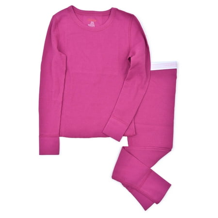 Hanes Girl's X-Temp Thermal Waffle Underwear Set with FreshIQ (Little Girls & Big Girls)