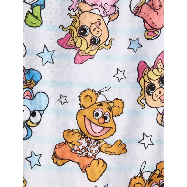 Muppets Baby Boy Footless Cotton Sleeper Pajamas
