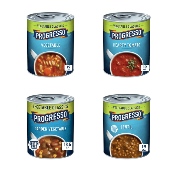 Progresso 8-Can Soup Medley – A Flavorful Mix of Classic Comfort Soups for Busy Days
