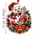 thumbnail image 4 of Clearance! Snowman Christmas Cash Gift Holder Ornament, Christmas Money Holders for Cash, Christmas Tree Decorations for Stocking Stuffers Holiday Gift, 4 of 7