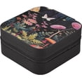thumbnail image 2 of GZHJMY Jewelry Box Butterfly Mushroom Personalized Jewelry Box - Travel Portable Jewelry Case for Ring, Pendant, Earring, Necklace, Bracelet for Necklace Bracelet Earrings Rings, 2 of 7