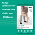 thumbnail image 4 of Juzo 2002 30-40 mmHg Soft Pantyhose w/ Open Toe-Size IV-Cinnamon, 4 of 6