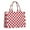 Red And White, variant on Large Capacity Tote Bag,Blue and White Intricate Pattern Handbag Fashion Luxury Tote Bag,15.7"x13"x 5.1" Inches,Laptop Compatible
