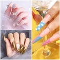 thumbnail image 2 of Graflsoa 500-Piece Ultra-Thin Clear Acrylic Nail Tips, Pointed Style, Transparent (H095-7), 2 of 6
