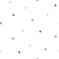 thumbnail image 1 of Galerie - Papel Pintado de Pared Tiny Tots 2 Diseño de Puntos (Azul, Beige), 1 of 2