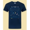 thumbnail image 2 of Pacman Mens Blue Short Sleeved T-Shirt, 2 of 5