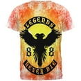 thumbnail image 2 of Legends Never Die Phoenix Fire Birthday All Over Mens T Shirt Multi SM, 2 of 2