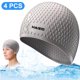 thumbnail image 5 of Tapa Baño Natación Silicona 4 Piezas Impermeable para Corto/largo (gris), 5 of 9