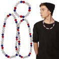 thumbnail image 1 of YSNOOWE 3Ud Collar Beaded Choker Con Ice Y Pedrería Para, 1 of 7