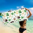 thumbnail image 5 of Zatoumnr St. Patrick's Day Series Microfiber Beach Towel, Super Lightweight, 30x60 Inch, Colorful Bath Towel, Sandproof Blanket, Multi-Purpose for Outdoor, 5 of 6