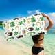 thumbnail image 5 of Toalla de playa de microfibra, ligera, resistente a la arena, de secado rápido, de 76 x 152 cm, súper suave, compacta, para viajes, piscina, natación, picnic, camping, manta multiusos., 5 of 5