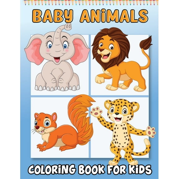 Baby Animals Book for Toddlers: Activity Book for Children, Animals Book for Kids, (Paperback)