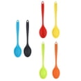 thumbnail image 4 of Cucharas de silicona,Cucharas mezcladoras de silicona antiadherentes y resistentes al calor,Cuchara de cocina multicolor,herramienta fácil de limpiar,Utensilio para hornear para servir a, 4 of 10