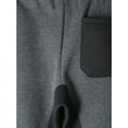 thumbnail image 4 of Ma Croix Mens Jogger Pants Biker Slim Fit Casual Fleece Active Elastic Tapered Joggers For Fashion and Training, 4 of 6