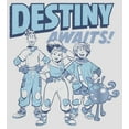 thumbnail image 2 of Women's Strange World Destiny Awaits Racerback Tank Top White Heather 2X Large, 2 of 4