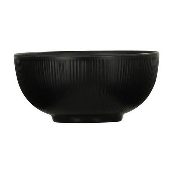 Cal Mil Nomi Melamine Black Bowl, 6 inch Width x 3 inch Height -- 6 per case.