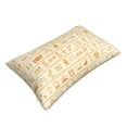 thumbnail image 5 of LNWH Rectangle Pillow Cover, Ancient Egypt Hieroglyphs Murals Pattern Cushion Covers Pillowcase for Couch Bedroom Sofa, 16"x24", 5 of 8