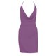 thumbnail image 4 of Vestido Corto de Manga Larga para las Mujeres Vestido de Cuello en V de Estilo Impreso, Poliéster Toda la Temporada, 4 of 5