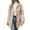Beige, variant on SwiftWear Womens Elegant Single Breasted Trench Coat Mid-Thigh Winter Jacket Work Office Pocketed Outwear for Fall and Spring
