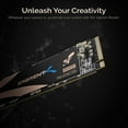 thumbnail image 3 of Sabrent 500GB Rocket Nvme PCIe 4.0 M.2 2280 Internal SSD Maximum Performance Solid State Drive (SB-ROCKET-NVMe4-500), 3 of 7