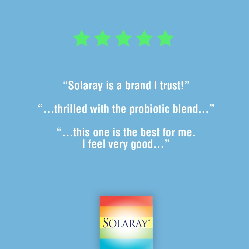 Solaray Multidophilus 3 Freeze Dried | 3 Billion CFU | Probiotics L. acidophilus, B. bifidum, and L. bulgaricus for Healthy Gut Support | 180 VegCaps