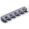thumbnail image 2 of Soporte para escobas y trapeadores, organizador de herramientas de pared multiusos, resistente, ganchos de almacenamiento, colgador ideal para escobas, 2 of 5