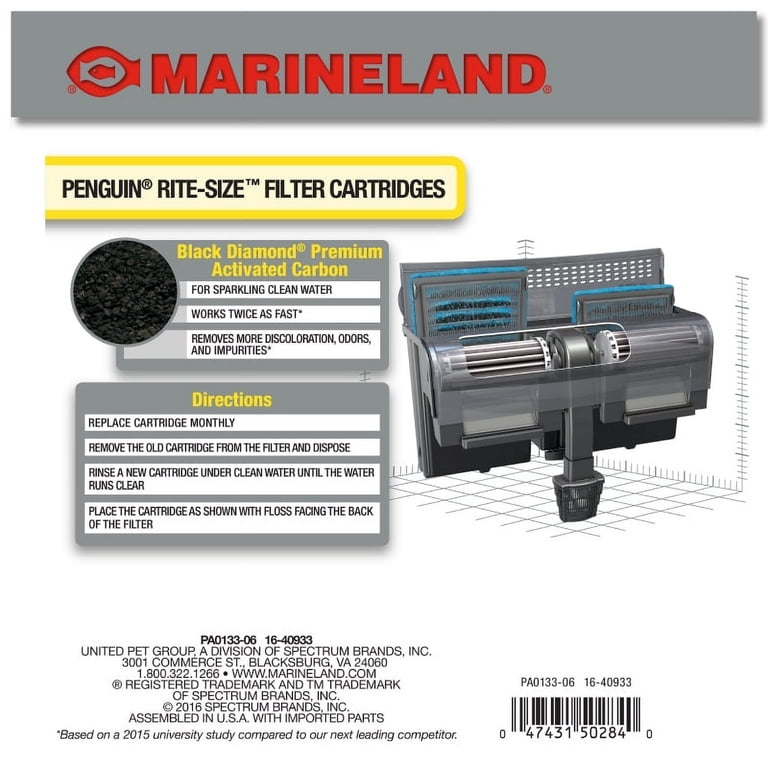 Marineland Penguin Bio-Wheel Power Filter Cartridges, 3 Count photo 5