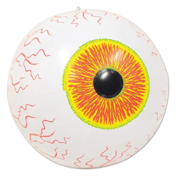 Inflatable Eyeball, 16", Multicolor