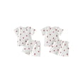 thumbnail image 2 of BemeyourBBs Toddler Baby Girl Summer Clothes Strawberry Outfits Cute Print Crew Neck Short Sleeve T-Shirts Elastic Waist Shorts Set 2Pcs Toddler Girls Summer Outfit, 2 of 9