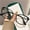 black, variant on Cat Eye Reading Glasses for Women Blue Light Blocking Readers PC Frame Magnification 3.0x, Champagne