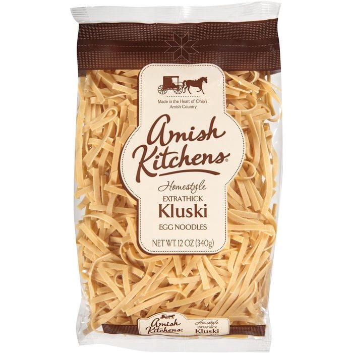 Amish Kitchens Homestyle Extra Thick Kluski Egg Noodles 12 Oz Bag Pack Of 12 Walmart Com Walmart Com