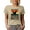 Tan, variant on Retro Humorous Guess What, Chicken Butt Expression, Tan T-Shirt, 3XL