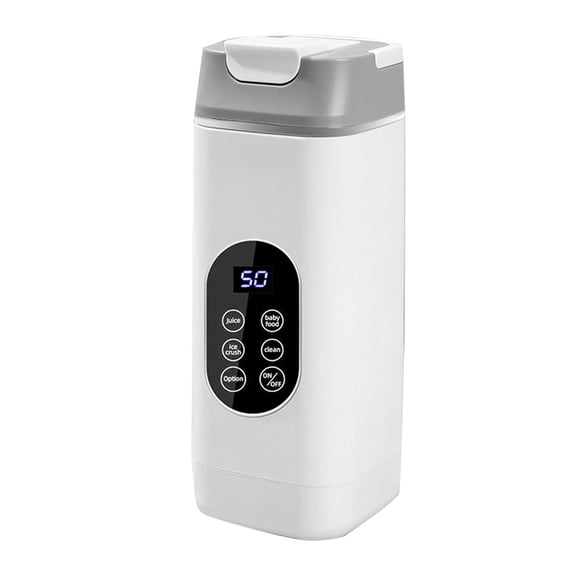OUNONA Portable White Juice Blender Cup USB Charging Compact Design for Outdoor Use