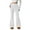 White, variant on Yigetop Winter Pants for Women Women's Fleece Lined Leggings Flare Pants Thermal Warm High Waisted Winter Bootcut Dress Pants Fleece Pants Women orange L