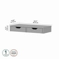 thumbnail image 6 of Bush Furniture Key West Desktop Organizer with Drawers in Cape Cod Gray, 6 of 7