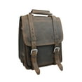 thumbnail image 1 of Heavy Duty Full Leather Backpack with Front Pocket L62.DV, 1 of 2