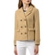 thumbnail image 2 of Abrigo de doble botonadura con solapa de pico para mujer INSPIRE CHIC, invierno, XL, caqui, 2 of 8