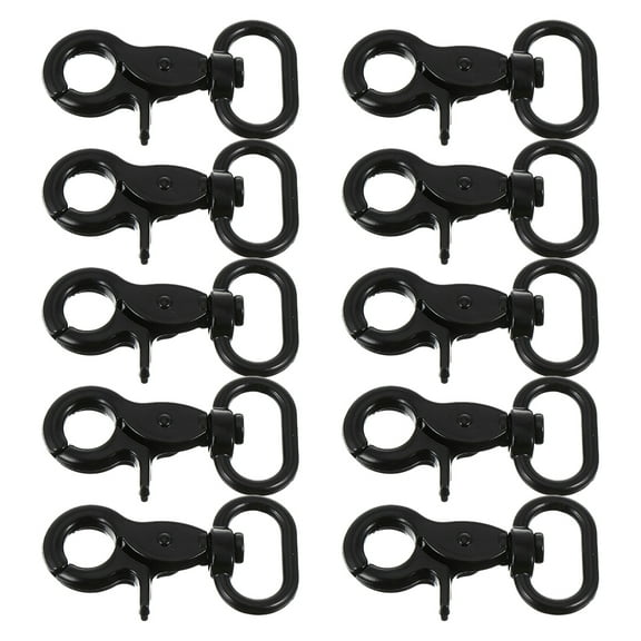 10pcs Lanyard Webbing Belt Buckle Swivel Snap Clasp Hooks DIY Bag Accessories