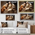 thumbnail image 4 of Designart "Apostolic White Christian Art" Christianity Floater Framed Wall Art Living Room, 4 of 5
