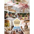 thumbnail image 5 of Red Eucalyptus Leaves Table Cloth, Spring Floral Summer Botanical Waterproof Tablecloth for Rectangle Tables, Reusable Washable Fabric Table Cover for Restaurant Kitchen Dining Tables 60"x120", 5 of 6