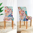 thumbnail image 3 of Yayeee 2 Pack Dining Chair Covers Stretch Parson Chairs Slipcovers Seat Protector, Abstract Painting, 3 of 6