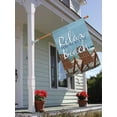 thumbnail image 3 of ThisWear Beach House Decor Relax You're at The Beach Summer Beach Flag 2 Pack Vertical House Flags Multi, 3 of 3