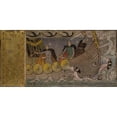 thumbnail image 2 of Gerhard Munthe 24x14 Black Ornate Framed Double Matted Museum Art Print Titled: Asmund and His Brothers on the Sea (1902-1904), 2 of 5
