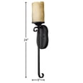 thumbnail image 6 of 4300 1-Light 24" Height Indoor Wall Sconce from the Casa Collection, 6 of 8