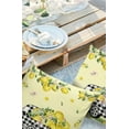 thumbnail image 2 of Outdoor Throw Pillow Covers, Summer Lemon Truck Car Farm Watercolor Fruit Yellow Waterproof Pillowcases Cushion Covers Cases for Patio Couch Bench, Pack of 2 Square, 16"X16", 2 of 6